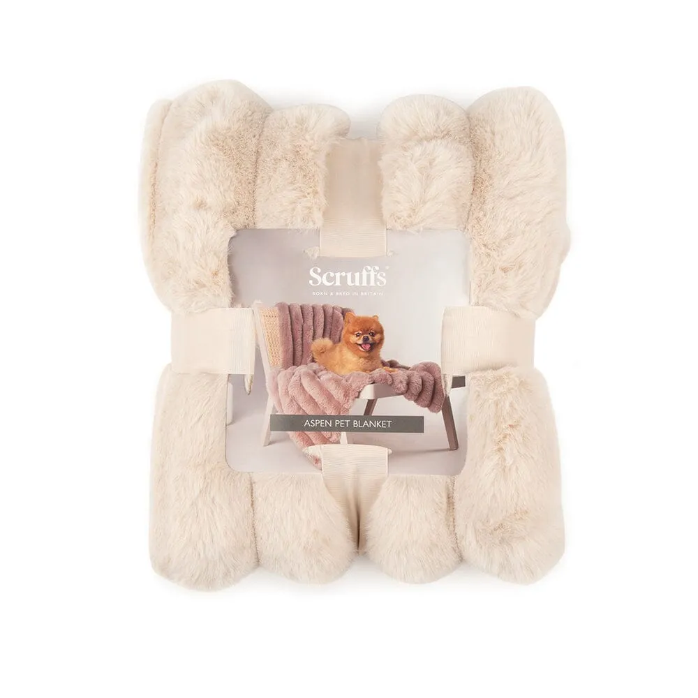 Aspen Pet Blanket - Cream