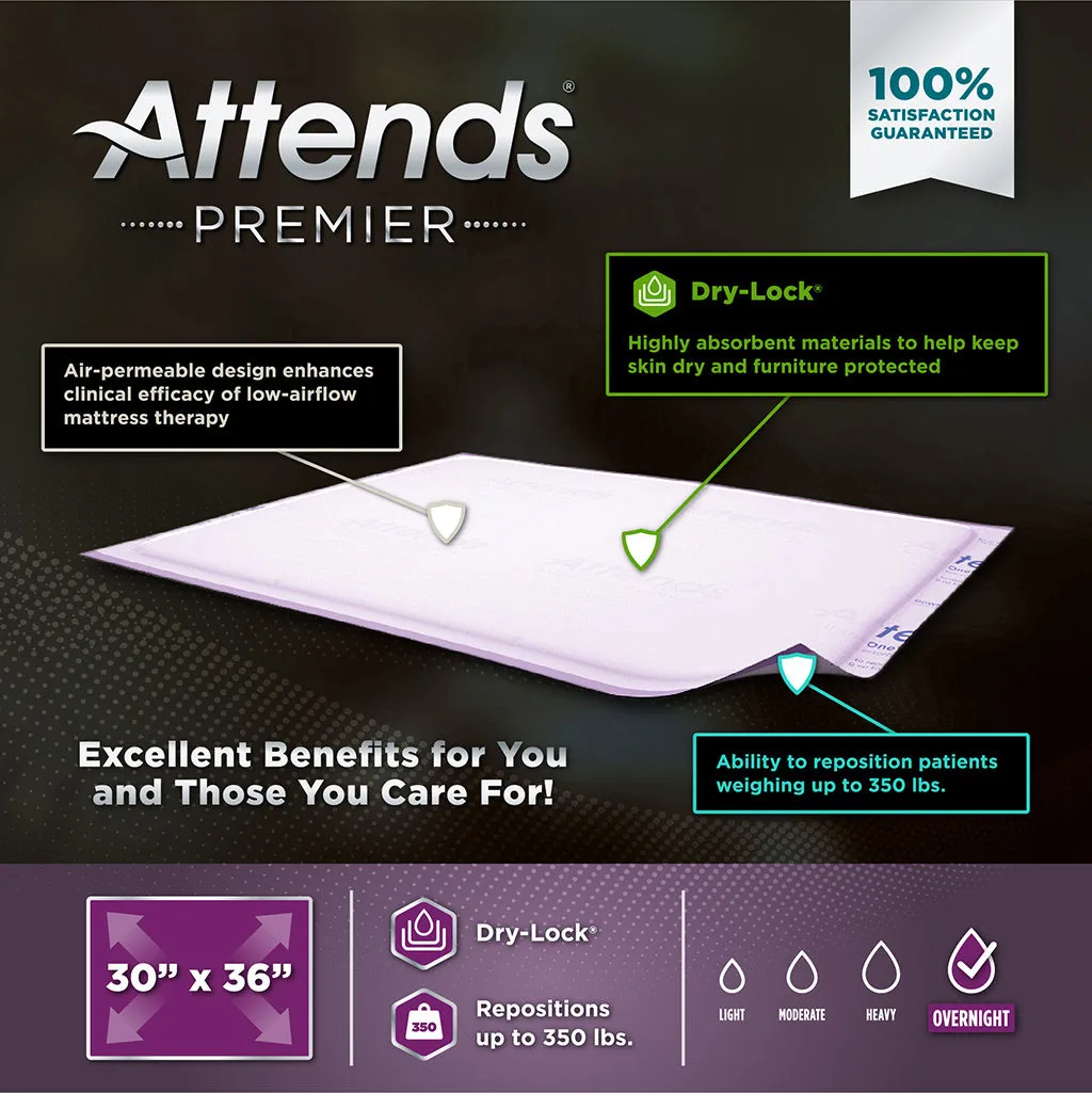 Attends Premier Underpad, 30 x 36 Inch, Case of 60
