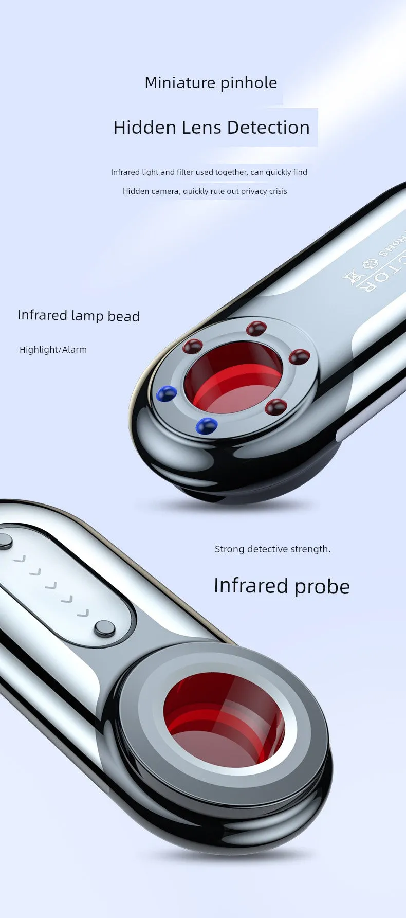 AWKICI Car GPS Positioning & Infrared Signal Detector – Anti-Theft Tracker & Radio Wave Scanner