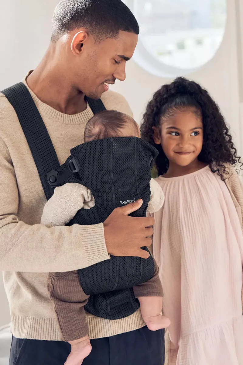 BabyBjörn Baby Carrier Mini 3D Mesh, Black