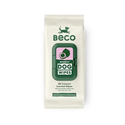Beco - Bamboo Dog Wipes- Coconut