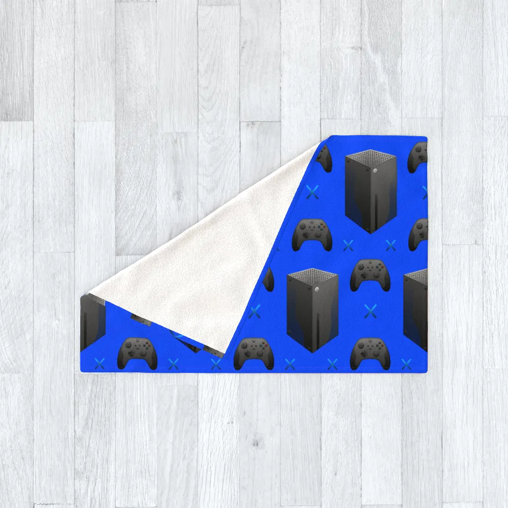 Blanket Throws - X Boxing Blue
