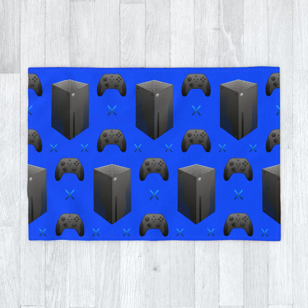 Blanket Throws - X Boxing Blue