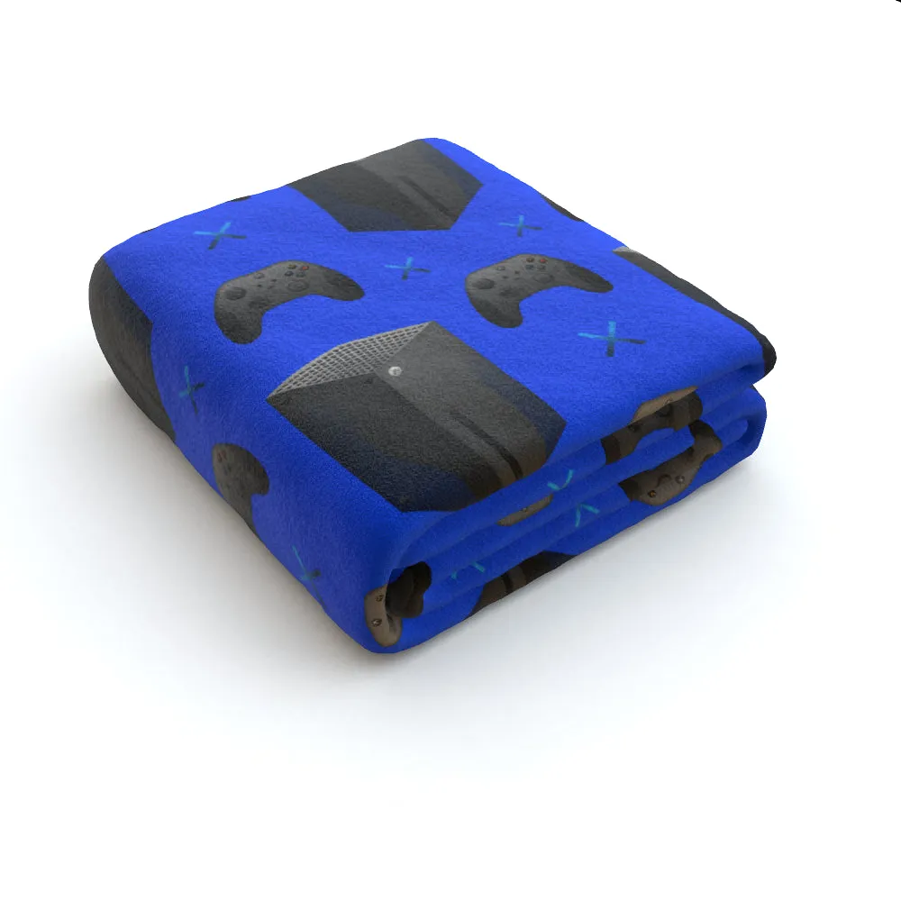 Blanket Throws - X Boxing Blue