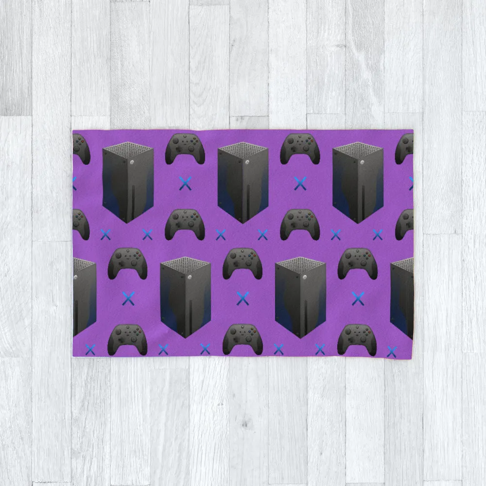 Blanket Throws - X Boxing Purple