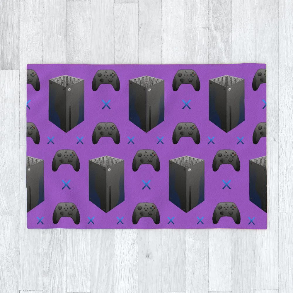 Blanket Throws - X Boxing Purple