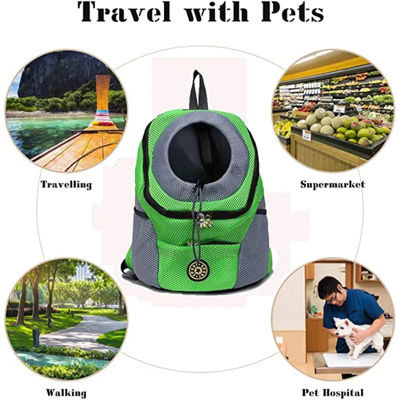 Breathable Pet Front Bag Outdoor Travel Backpack