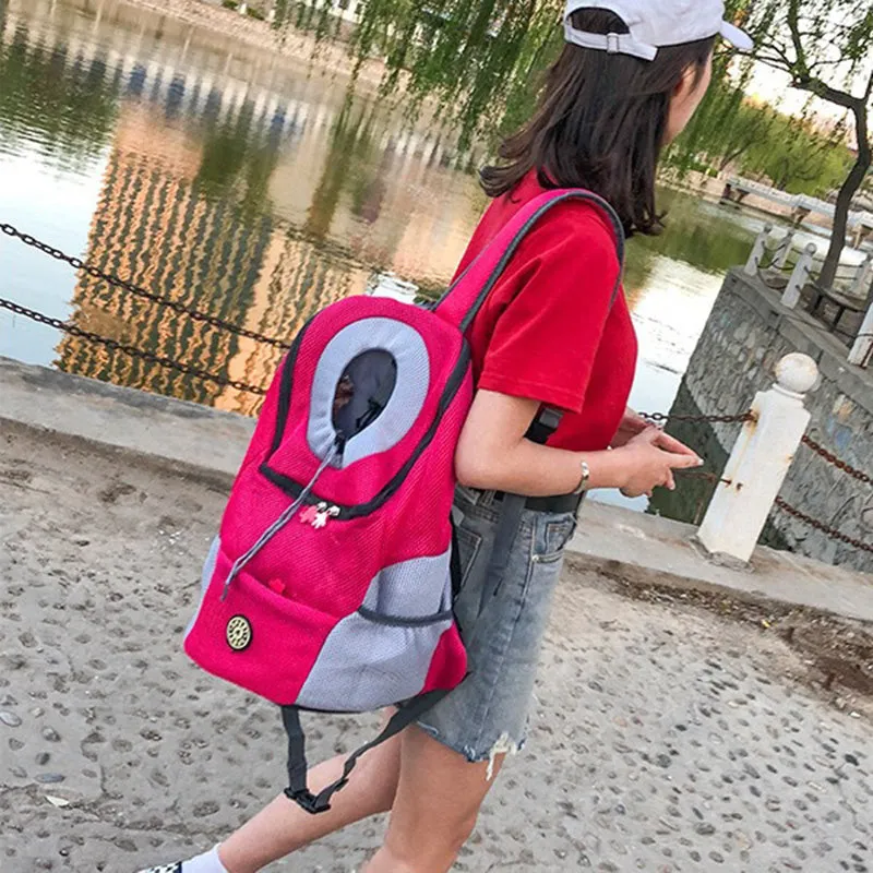 Breathable Pet Front Bag Outdoor Travel Backpack