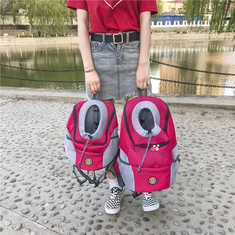Breathable Pet Front Bag Outdoor Travel Backpack