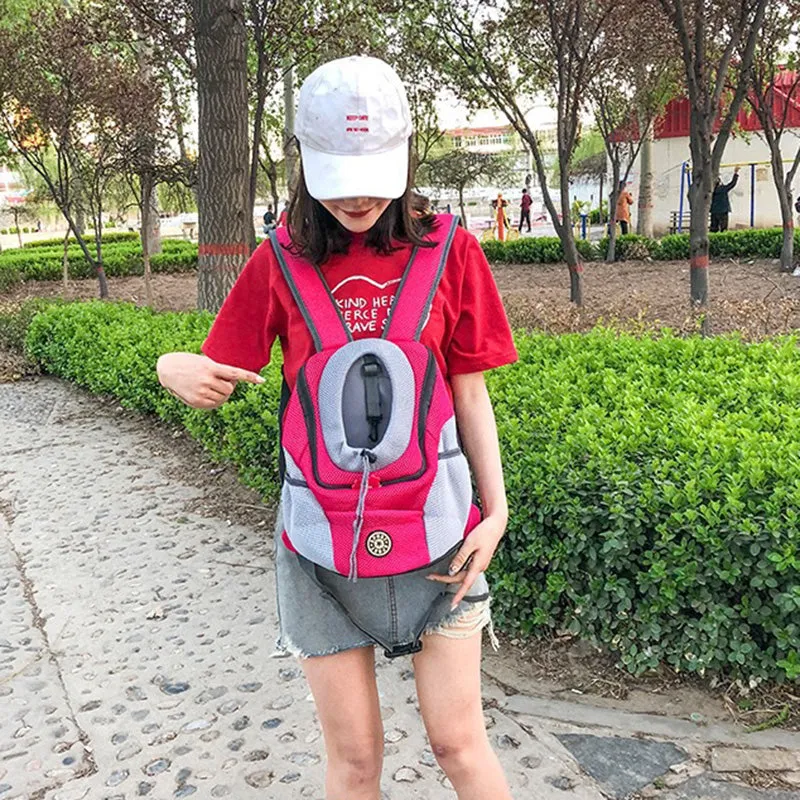 Breathable Pet Front Bag Outdoor Travel Backpack