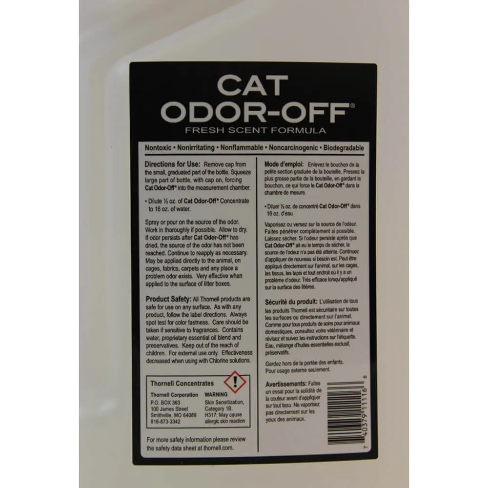 Cat Odor-Off Concentrate, Fresh Scent, 16 oz