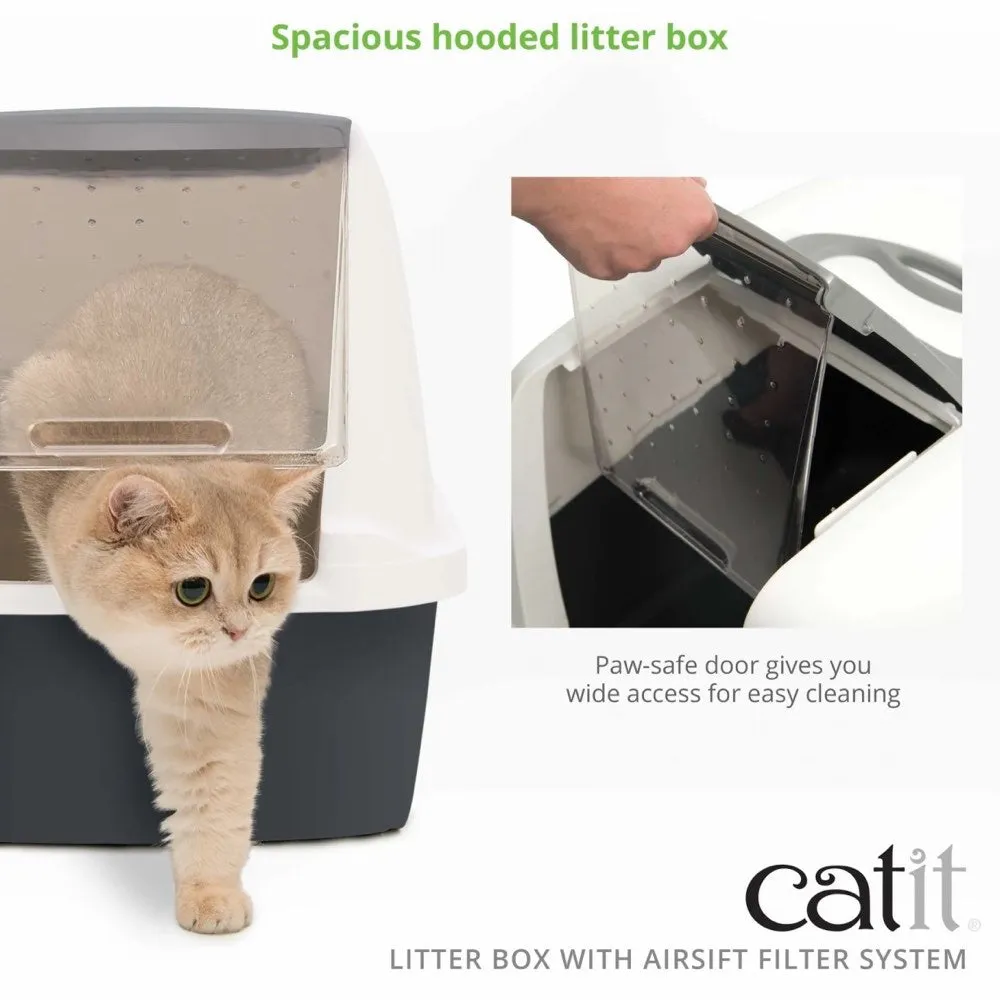 Catit Airsift Hooded Cat Litter Box (Regular)