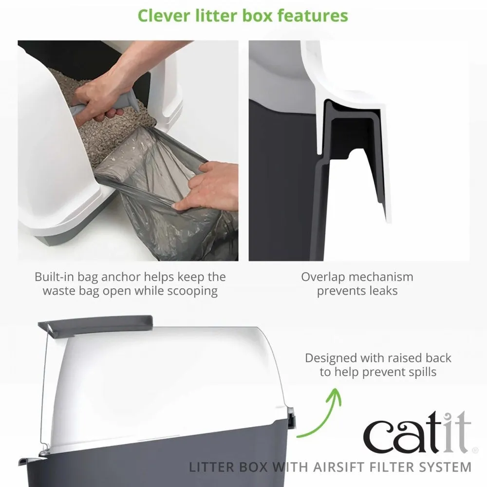 Catit Airsift Hooded Cat Litter Box (Regular)