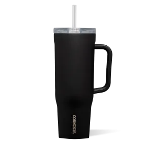 Corkcicle Cruiser Insulated Tumbler With Handle – Matte Black – 40oz