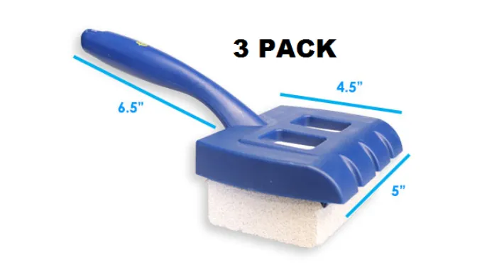 Corona Extra Safe & Efficient Pumice Stone BBQ Grill Scrubber Brush - Ships Next Day!
