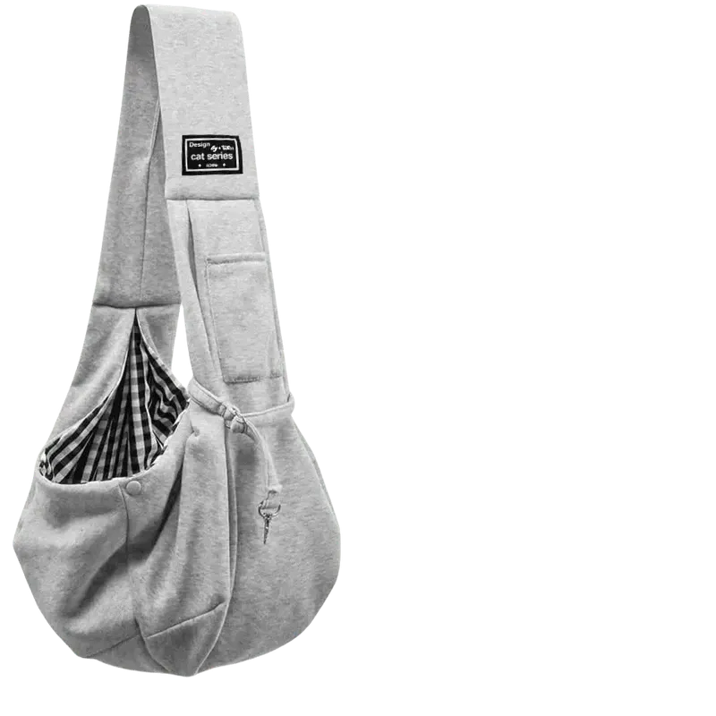 Cozy Cotton Pet Sling Bag