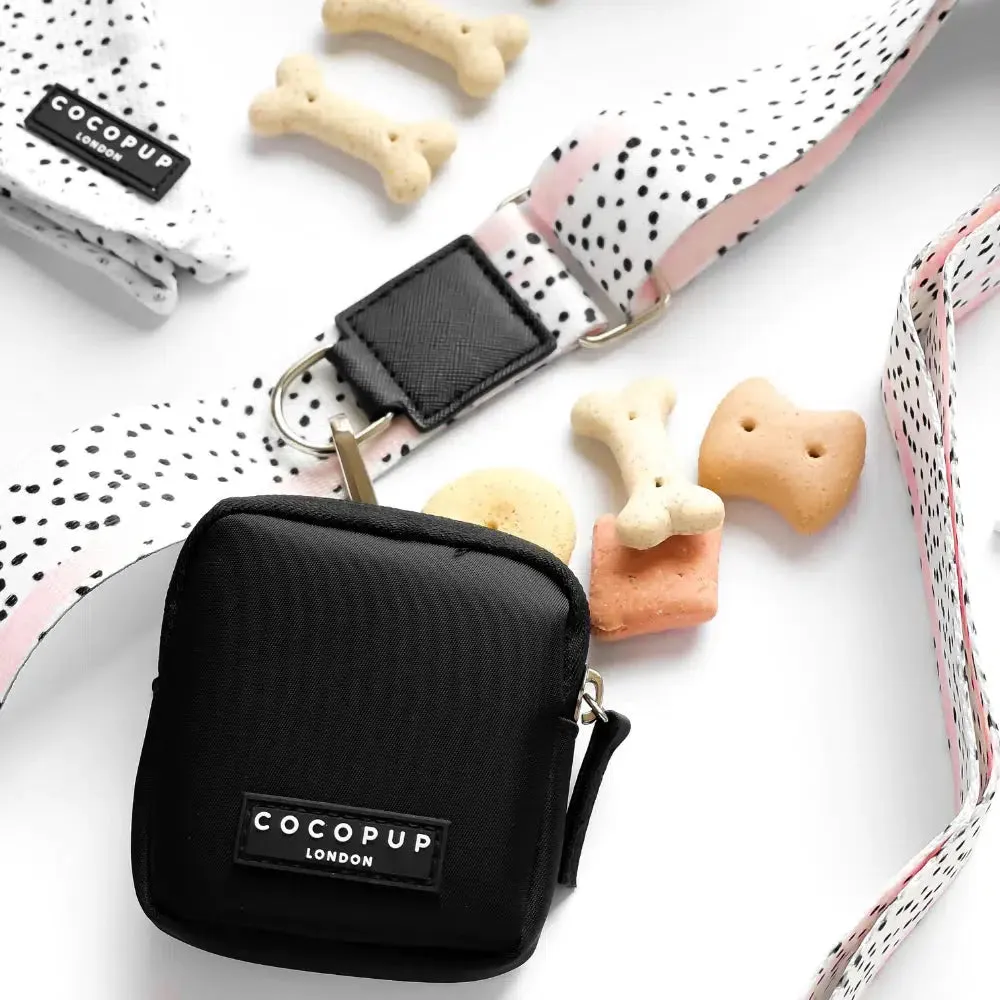Dog Walking Black Bag Bundle - Pink Dalmatian