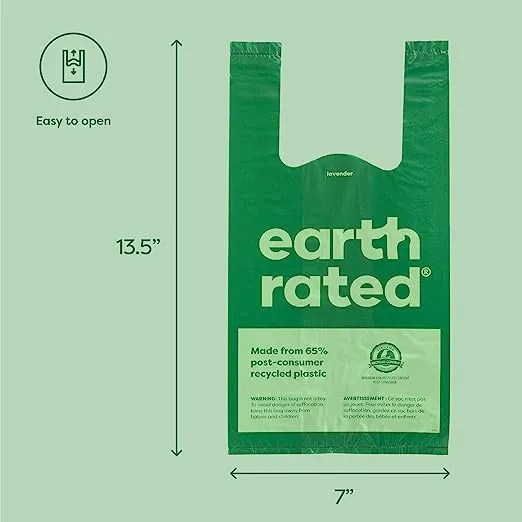 Earth Rated Lavender-scented Handle Bags - 120-Count
