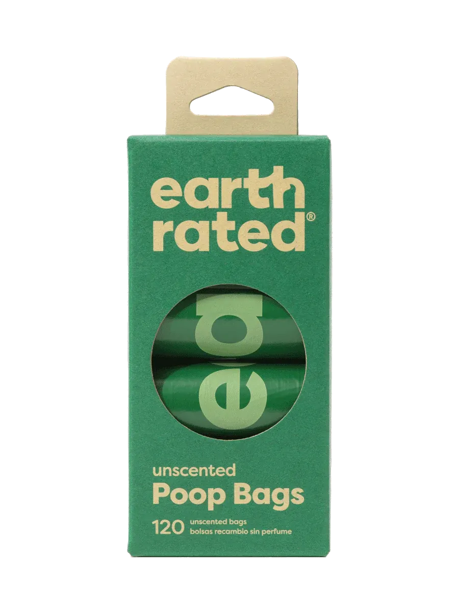 Earth Rated Unscented Bag Refill Rolls - 120-Count