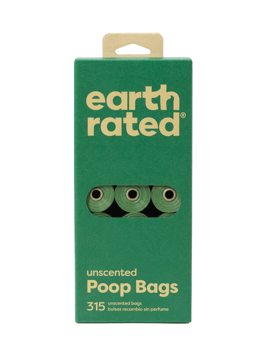 Earth Rated Unscented Bag Refill Rolls - 315-Count Bulk Pack