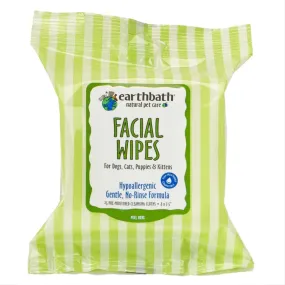 earthbath facial wipes - 25 wipes