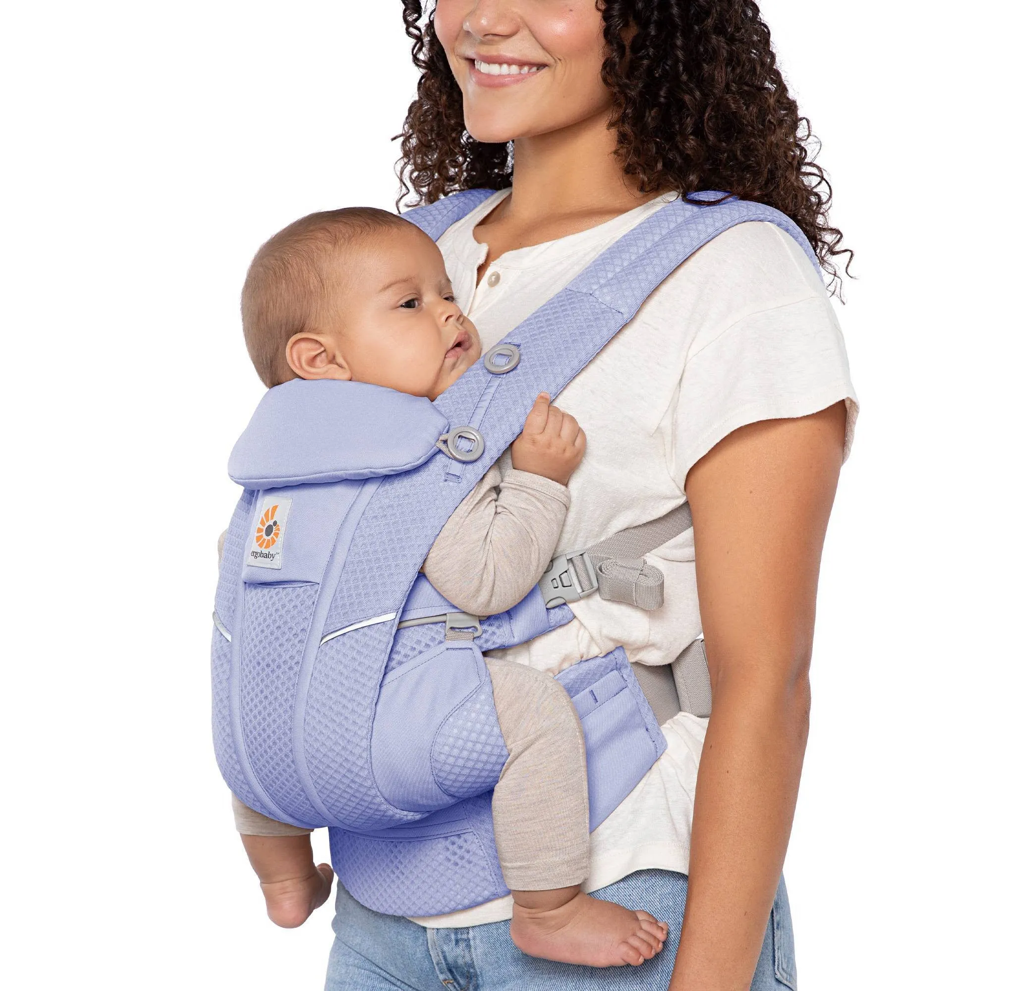 Ergobaby Omni Breeze All-Position Mesh Baby Carrier - Breeze Blue