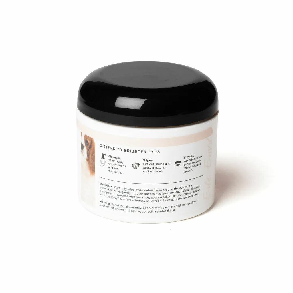 eye envy tear stain wipes - 60 pc