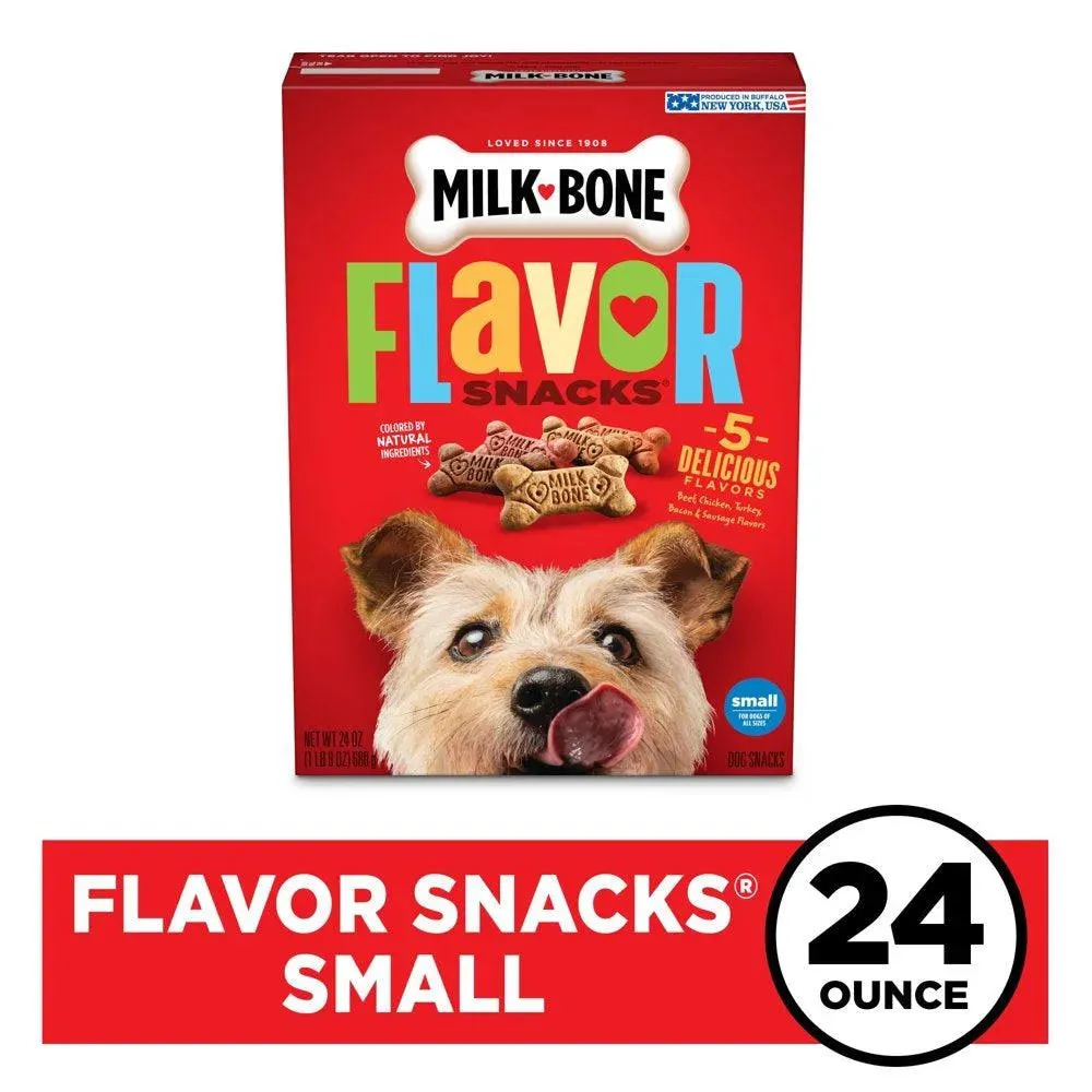 Flavor Snacks Small Dog Biscuits 24 Oz