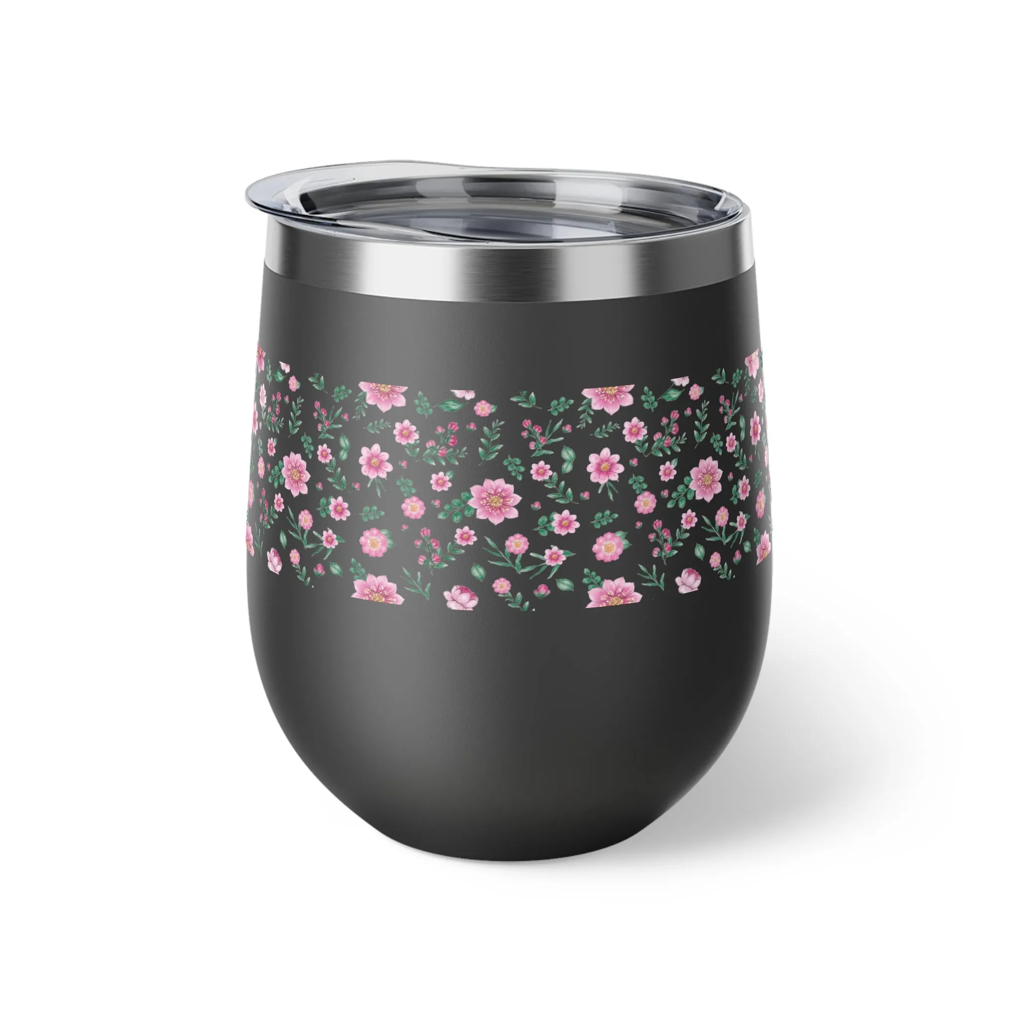 Floral Copper Vacuum Insulated Cup, 12oz