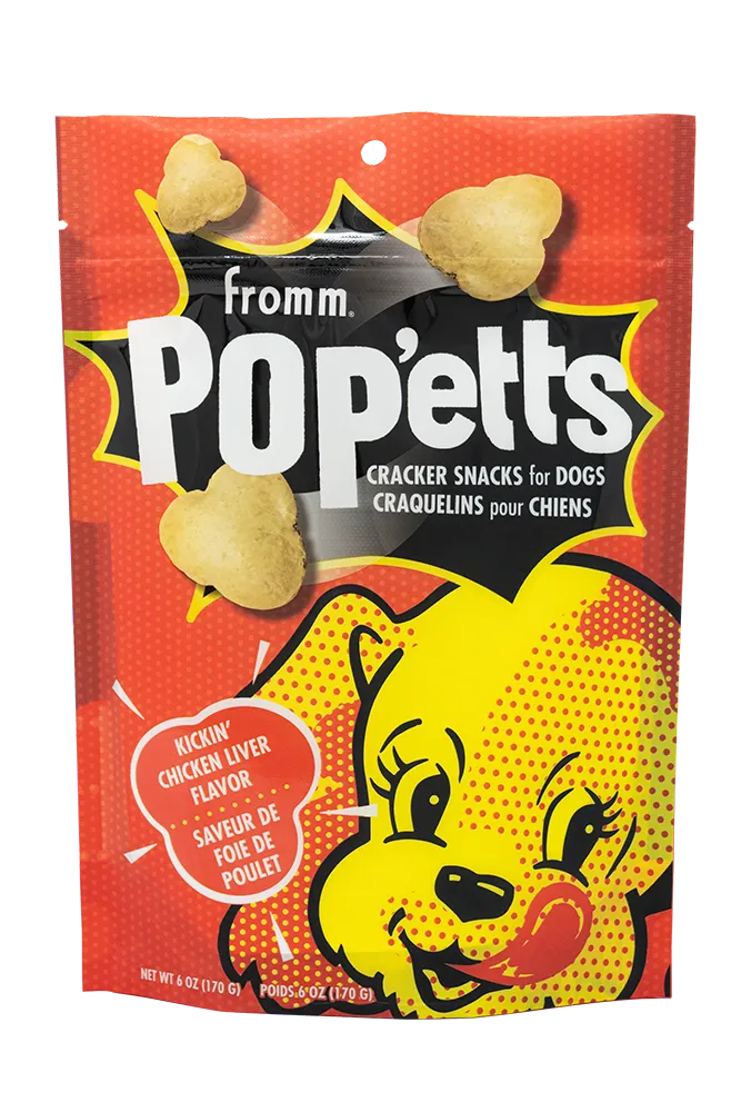 Fromm - Pop'etts - Kickin' Chicken Liver Cracker Snacks
