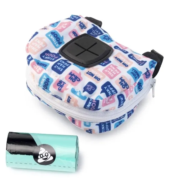 FuzzYard What the Poop Poop Bag Dispenser and Roll for Dogs