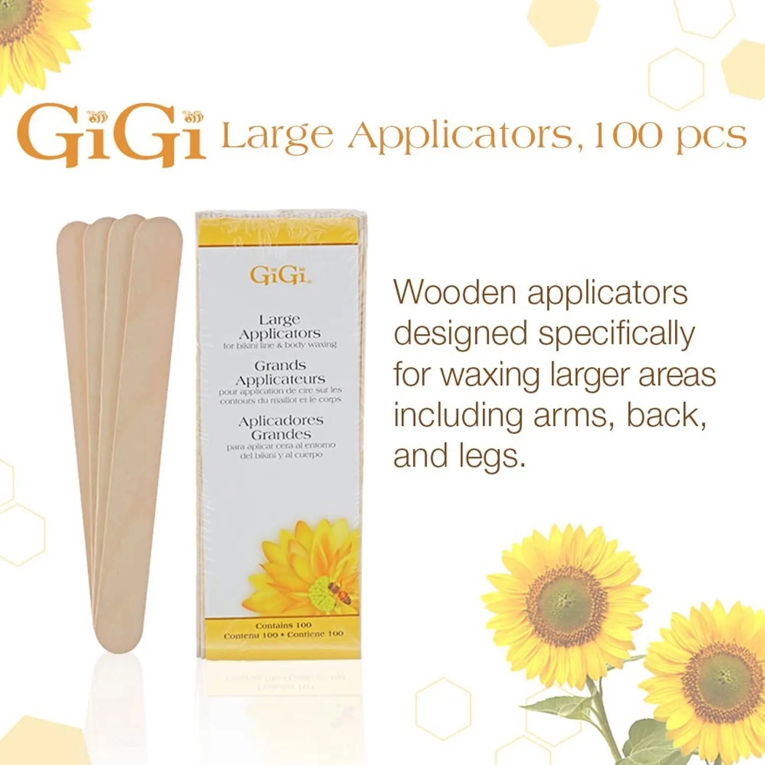 Gigi Large Applicators 100pk