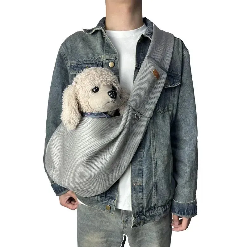 Hands-Free Pet Sling Carrier for Comfortable Travel
