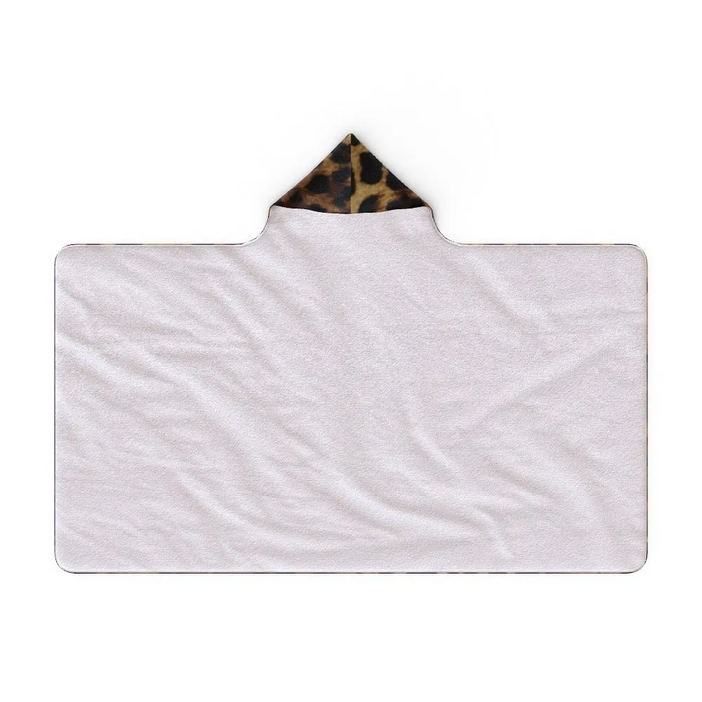 Hooded Blanket - Leopard