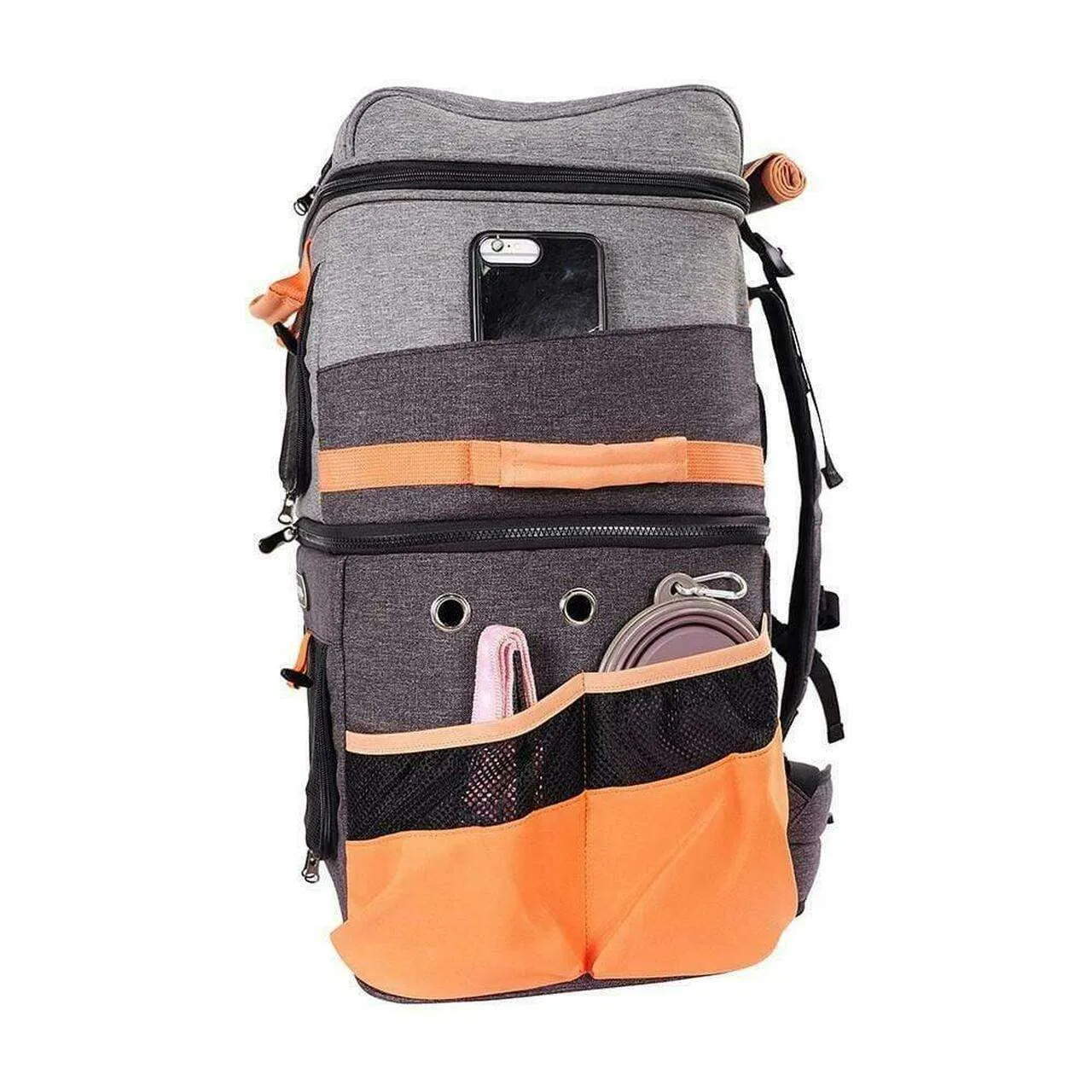 Ibiyaya Two-Tier Pet Backpack