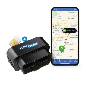 IoT YUKAtrack AIO GPS OBD2 Car Tracker with SIM   Data Flat