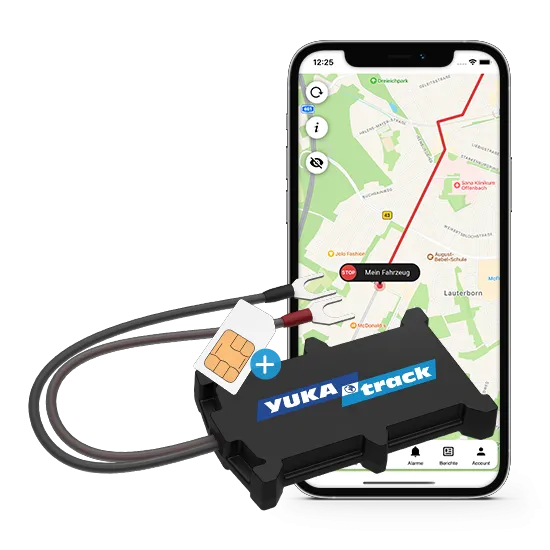 IoT YUKAtrack easyWire 2G AIO GPS Car Tracker with SIM   Data Flat
