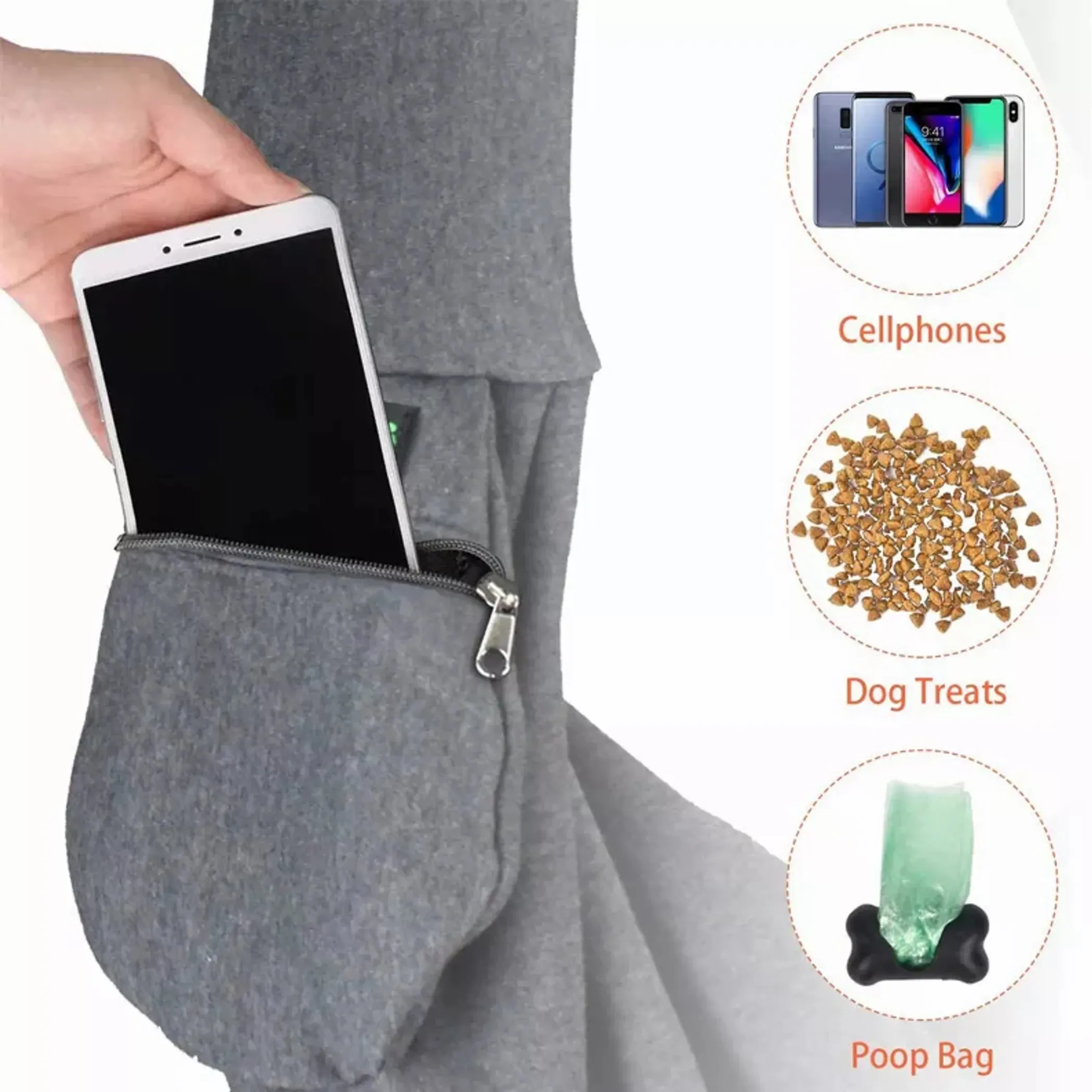 JESPET Comfy Pet Sling for Small Dog or Cat