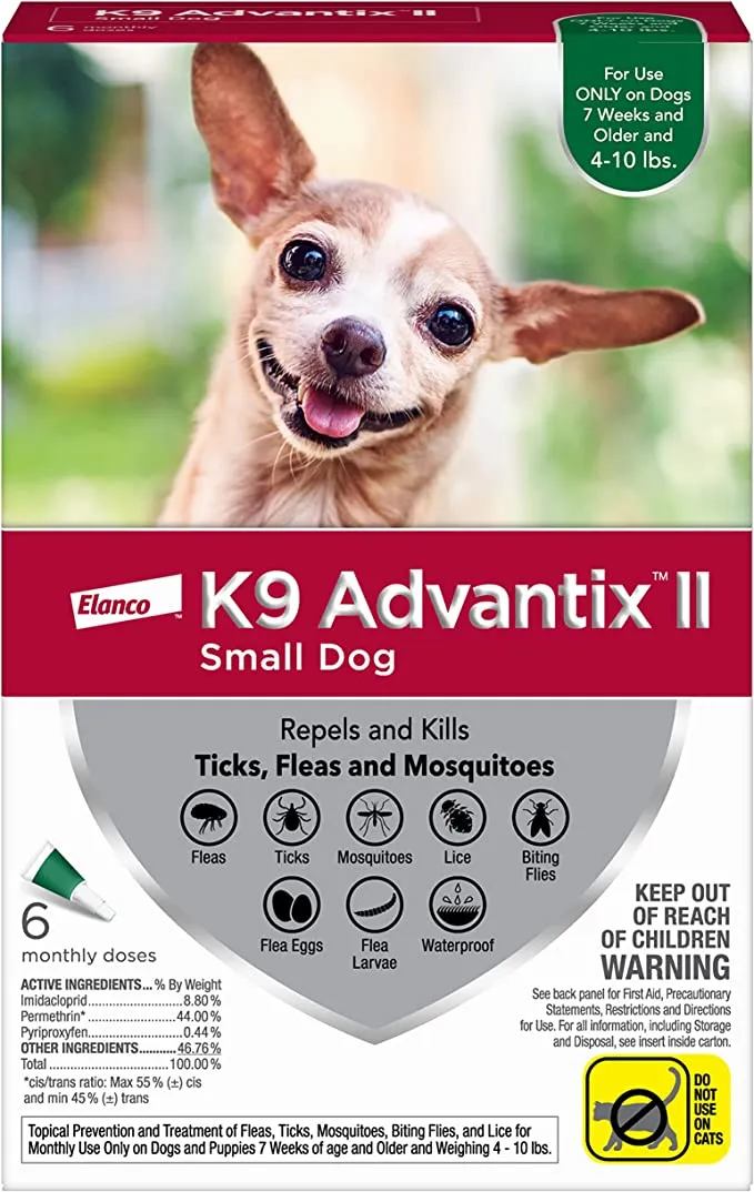 K9 Advantix II Flea and Tick Prevention for Dogs