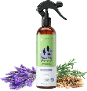 kin kind Flea   Tick Prevent Lavender Spray for Dogs (12 oz)