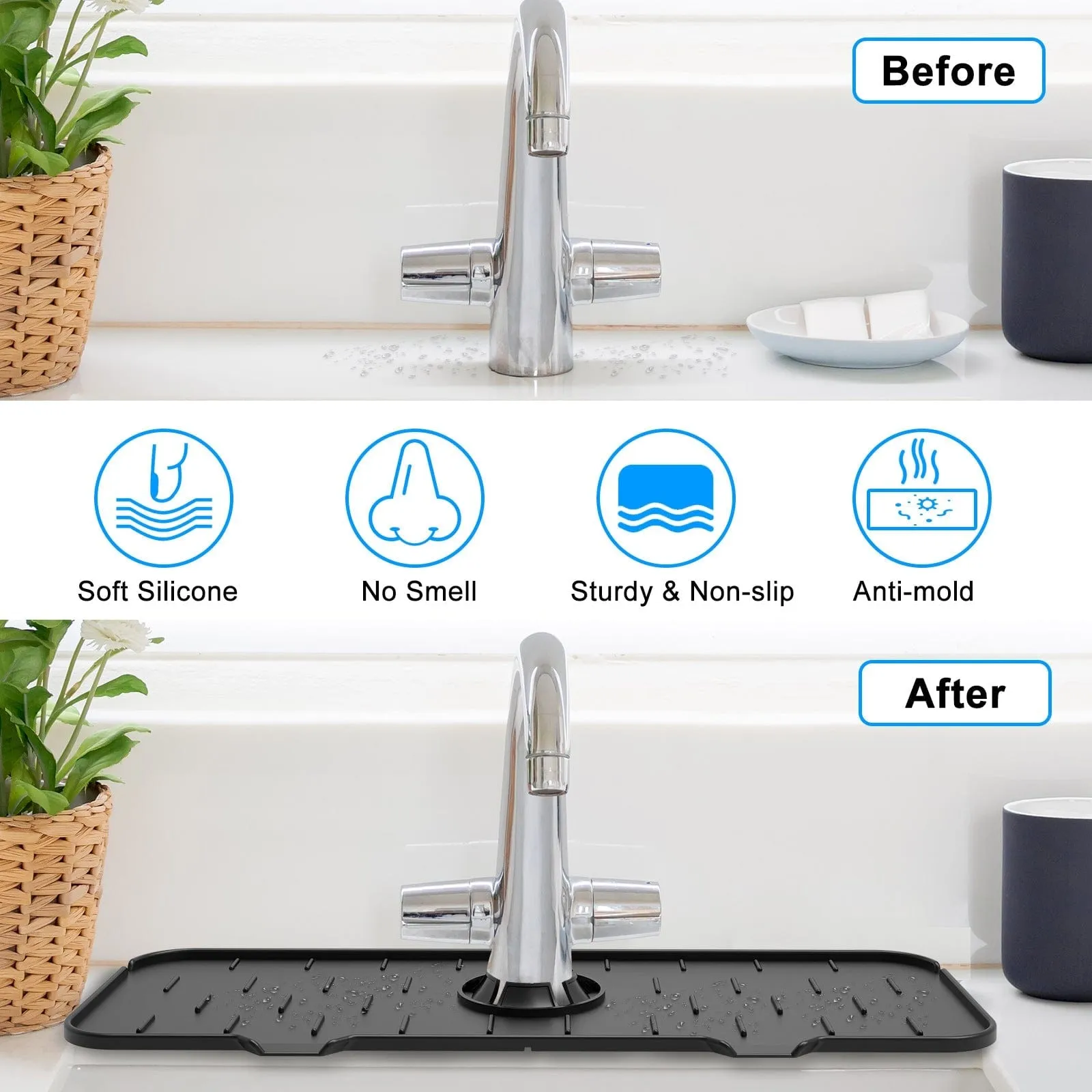 Kitchen Faucet Absorbent Matt