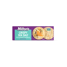 Milton's - Cracker Gourmet Crispy Sea Salt, 6.8 Oz (Pack of 8)