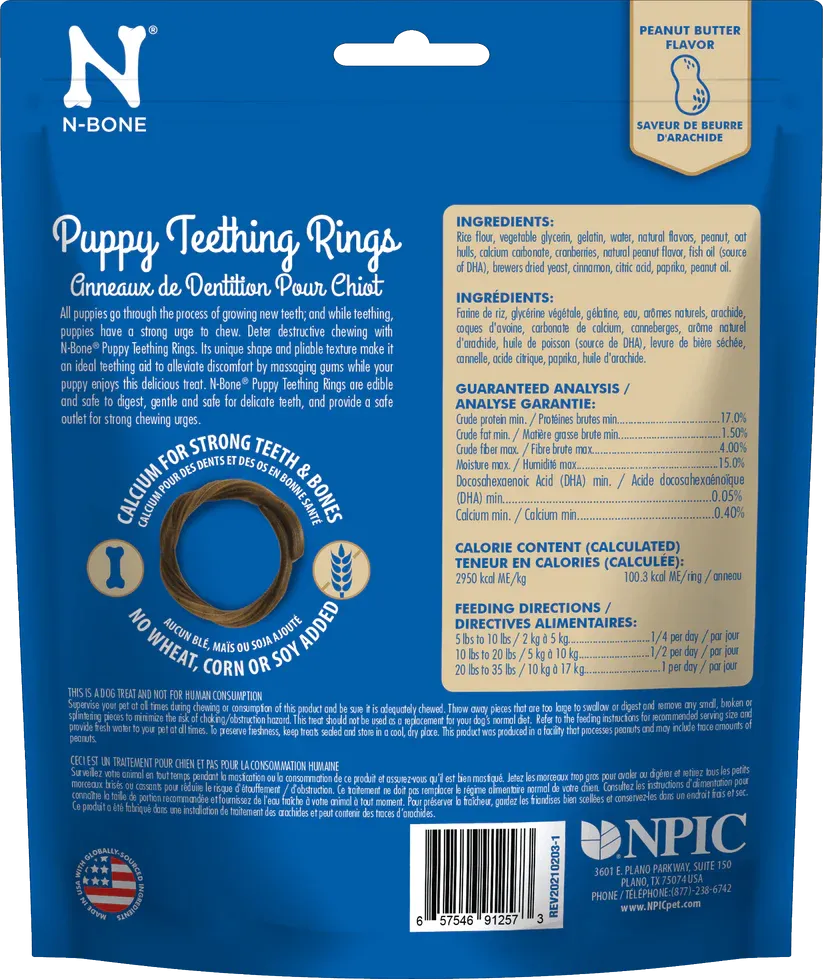N-Bone - Puppy Teething Ring - 3 Pack