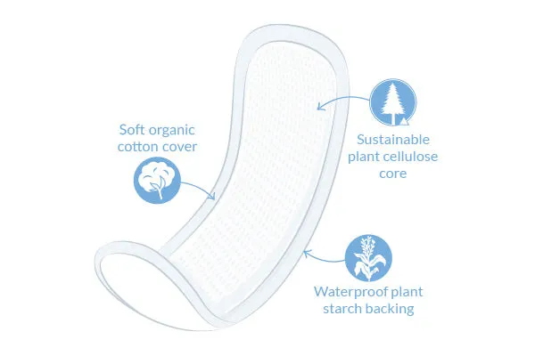 Natracare Organic Regular Pads 14 Pads