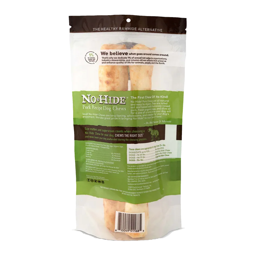 No-Hide Pork Chews from Earth Animal