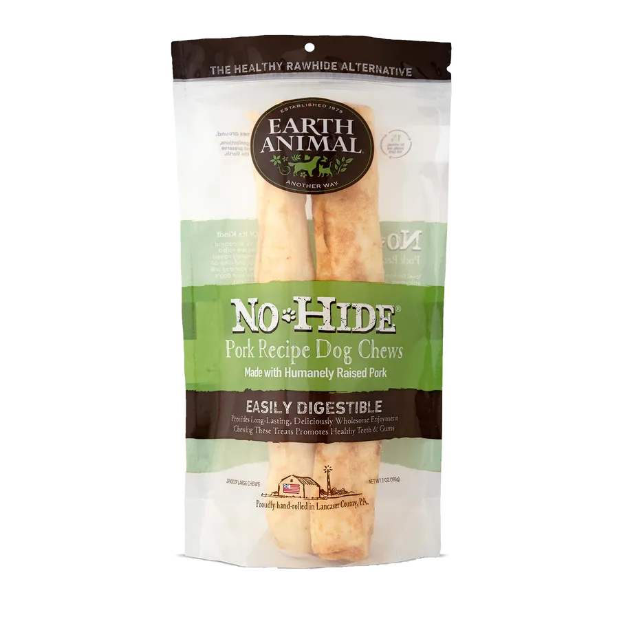No-Hide Pork Chews from Earth Animal