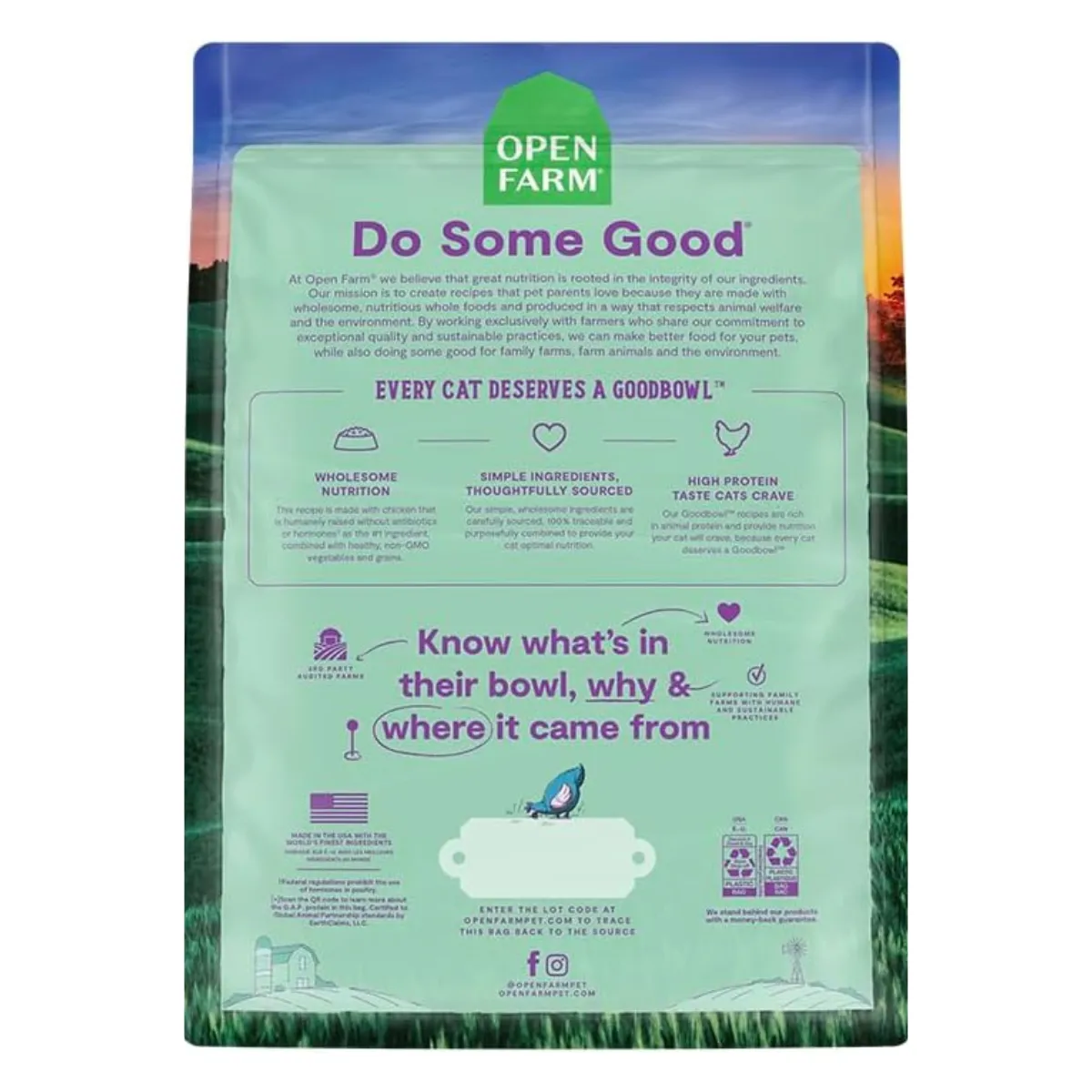 Open Farm GoodBowl Chicken & Brown Rice Dry Dog Food 3.5lb