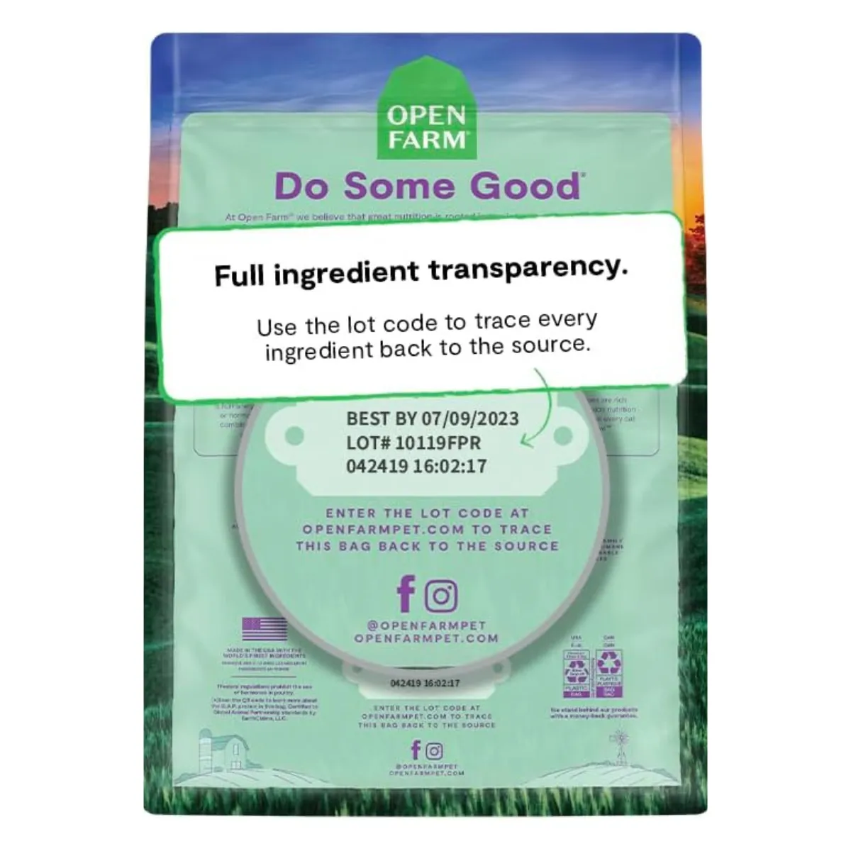 Open Farm GoodBowl Chicken & Brown Rice Dry Dog Food 3.5lb