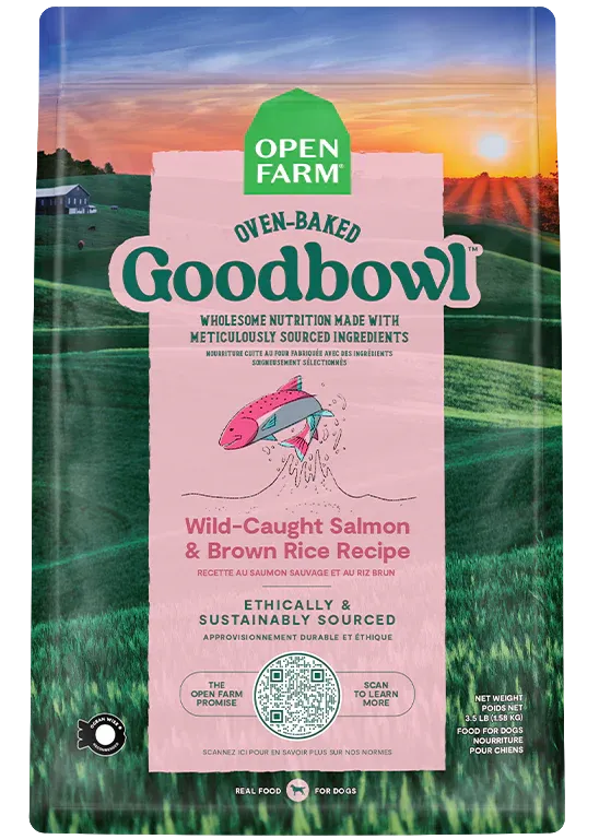 Open Farm GoodBowl™ Wild-Caught Salmon & Brown Rice Recipe for Dogs