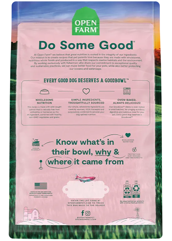 Open Farm GoodBowl™ Wild-Caught Salmon & Brown Rice Recipe for Dogs